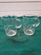 theeglazen van glas met tekst, Ophalen of Verzenden, 'T Olde Gre-j, Info@toldegrej.nl, Endepoelstraat 20f Didam