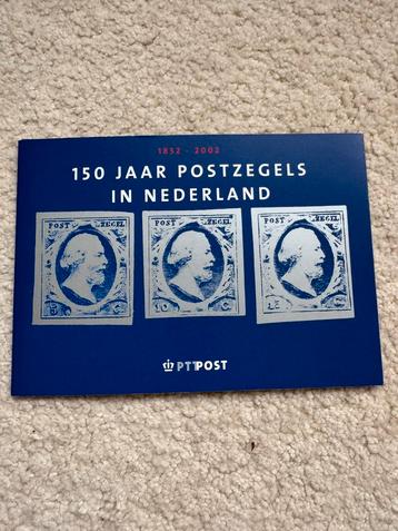 150 jaar postzegels in Nederland map 3x vel 6 zegels beschikbaar voor biedingen