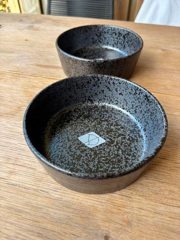 D&D Home Jasper Kat Eet- en Drinkkom 200ml 13,5cm Black Dots beschikbaar voor biedingen