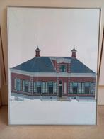 Litho (?) uit 1970 van Sees Vlag, Oude Rijksweg drie, Antiek en Kunst, Kunst | Litho's en Zeefdrukken, Ophalen