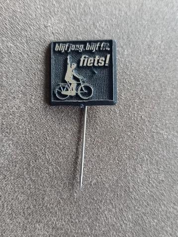 Speldje Blijf jong,Blijf fit fiets! beschikbaar voor biedingen
