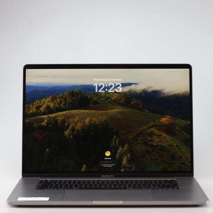Macbook Pro 2019 16 Inch i7 16GB 512GB Space Grey Touchbar, Computers en Software, Apple Macbooks, Zo goed als nieuw
