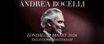 Andrea Bocelli 29 maart 2026, Tickets en Kaartjes, Twee personen, Maart
