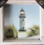 JUST SUN - TUIN WAND DECORATIE - VUURTOREN MET LED, Ophalen of Verzenden, Nieuw
