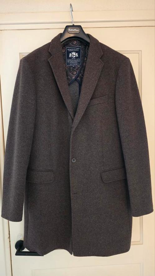 Herenmantel, State of Art, XXL., Kleding | Heren, Jassen | Winter, Zo goed als nieuw, Maat 56/58 (XL), Bruin, Ophalen