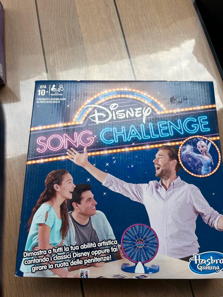 Disney Song Challenge Bordspel, Hobby en Vrije tijd, Gezelschapsspellen | Bordspellen, Zo goed als nieuw, Drie of vier spelers