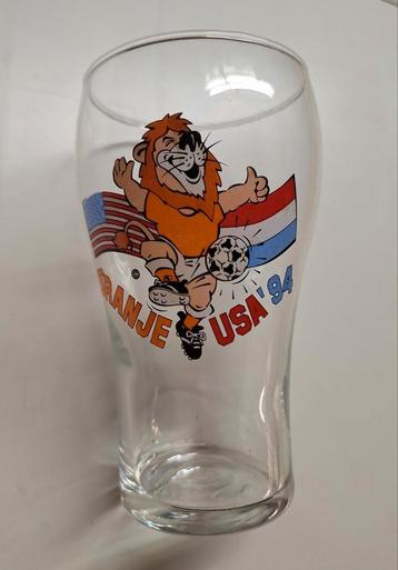 Bijzonder bierglas, Oranje "94 beschikbaar voor biedingen