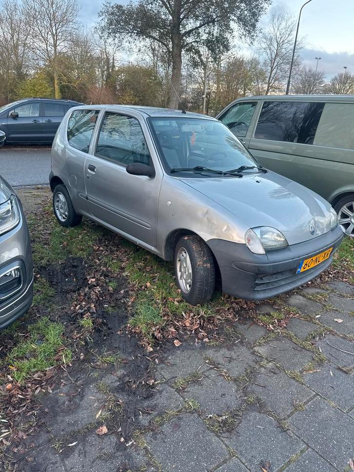 Fiat Seicento 1.1 2003 Grijs, Auto's, Fiat, Particulier, Seicento, Benzine, C, Hatchback, Handgeschakeld, Origineel Nederlands