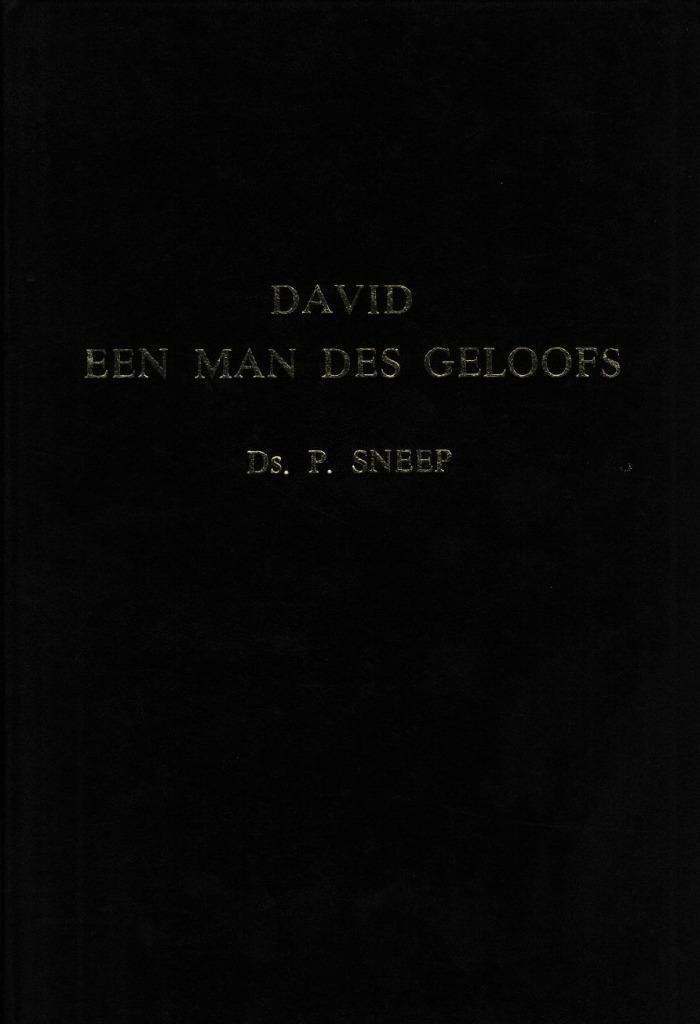 Ds.P.SNEEP - DAVID EEN MAN DES GELOOFS, Boeken, Godsdienst en Theologie, Gelezen, Ophalen of Verzenden
