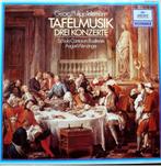 LP - Telemann - Tafelmusik drei Konzerte, Ophalen of Verzenden, Zo goed als nieuw, Classicisme, 12 inch