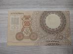 Schaarse ZX invulserie 25 gulden biljet Huygens, 1955, Postzegels en Munten, Bankbiljetten | Nederland, Ophalen of Verzenden, 25 gulden