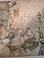 Anton Pieck Winterse Prent, Ophalen of Verzenden