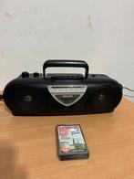 Vintage Draagbare Radio Cassette Recorder Philips AQ5150, Ophalen of Verzenden, Zo goed als nieuw
