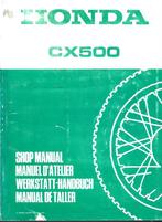 Honda CX500 shop manual (1839z) motor, Motoren, Handleidingen en Instructieboekjes, Honda