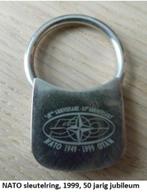 luxe verchroomde sleutelring van de NATO  1949/1999, Ophalen of Verzenden, Nieuw