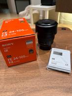 Sony FE 24-105 mm F4 G OSS, Audio, Tv en Foto, Fotografie | Lenzen en Objectieven, Ophalen of Verzenden, Zo goed als nieuw, Groothoeklens
