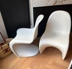 2 Originele Verner Panton Vitra Stoelen z.g.a.n., Huis en Inrichting, Stoelen, Ophalen, Kunststof, Twee, Wit