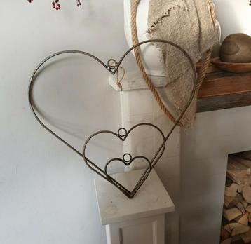 Metalen decoratie frame hart - hartvorm  beschikbaar voor biedingen