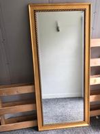 Spiegel goud, Huis en Inrichting, Woonaccessoires | Spiegels, Ophalen, Zo goed als nieuw, Rechthoekig, Minder dan 100 cm