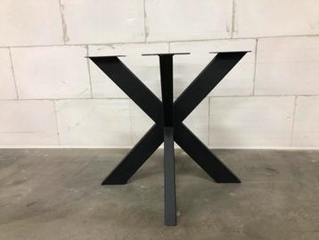 Metalen matrix poot kruispoot  ronde of rechthoekige tafel beschikbaar voor biedingen