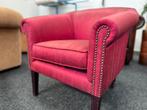 Originele Chesterfield Zijde Club Chair € 250,-, Ophalen, Zo goed als nieuw, 75 tot 100 cm, Minder dan 150 cm