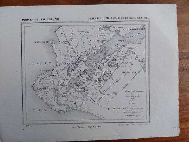 10 / Hemelumer Oldephaert Noordwolde Stavoren Balk Koudum, Antiek en Kunst, Kunst | Litho's en Zeefdrukken, Ophalen of Verzenden