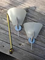2 Wandlampen - Stijlvol en Functioneel, Ophalen of Verzenden, Gebruikt, Glas, Modern