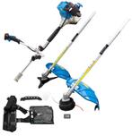 2-in-1 Benzine Bosmaaierset/grastrimmer/trimmer met draad, Tuin en Terras, Grastrimmers, Ophalen of Verzenden, Benzine