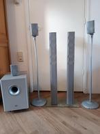 Elac set boxen inclusief subwoofer, Ophalen, Gebruikt, 120 watt of meer, Overige merken