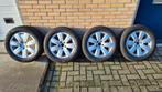 Winterbanden op licht aluminium velg (5x112), Ophalen, Gebruikt, 16 inch, Banden en Velgen