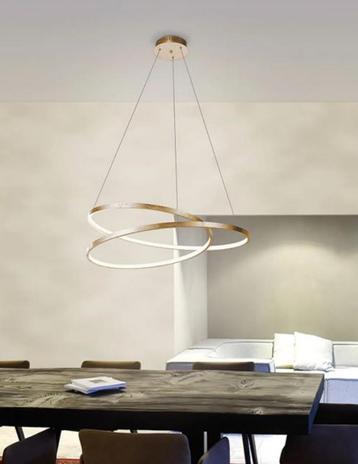 Design hanglamp goud 72 cm LED dimbaar beschikbaar voor biedingen