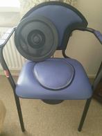 Blauwe po stoel met emmer met deksel, Ophalen, Zo goed als nieuw