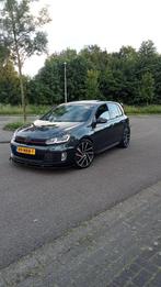 Volkswagen Golf 6 Gti dsg 2.0 155kw 2009 (stage 1+), Euro 5, Zwart, 4 cilinders, Leder