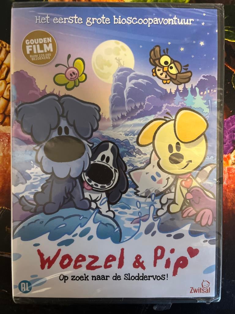 Woezel & Pip - Op zoek naar de Sloddervos DVD, Ophalen, Avontuur, Alle leeftijden, Nieuw in verpakking