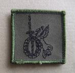 5x5  embleem  -  41e Lichte Brigade, Verzamelen, Militaria | Algemeen, Ophalen of Verzenden, Landmacht, Nederland, Embleem of Badge