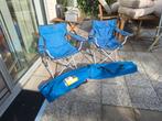 2 Opvouwbare Campingstoeltjes - Wildebeest, Caravans en Kamperen, Ophalen of Verzenden