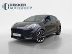 Ford Puma 1.0 EcoBoost Hybrid ST-Line X, Auto's, Ford, 125 pk, Leder en Stof, Zwart, 665 kg