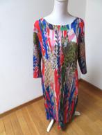 V74 LIZZY & COCO nieuwe jurk travelstof blauw rood M 38/40, Kleding | Dames, Maat 38/40 (M), Blauw, Nieuw, Ophalen of Verzenden