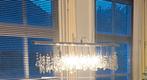 Prachtig hanglamp met vele glaskristallen 120cm breed., Minder dan 50 cm, Gebruikt, Romantisch sjiek, Ophalen