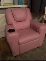 Rose kinder fauteuil, Huis en Inrichting, Fauteuils, Ophalen, Minder dan 75 cm, Zo goed als nieuw, Minder dan 50 cm