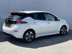 Nissan LEAF Tekna 40 kWh / Stuur- en Stoelverwarming voor en, Auto's, Nissan, Gebruikt, 150 pk, Leder en Stof, Wit