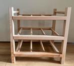 Houten wijnrek voor 9 Flessen HUTTEN, 5 tot 15 flessen, Ophalen of Verzenden, Zo goed als nieuw, Minder dan 50 cm