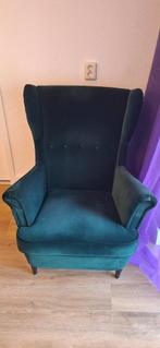 Ikea fauteuil strandmon donkergroen, Huis en Inrichting, Fauteuils, Ophalen of Verzenden, Gebruikt, 75 tot 100 cm, 50 tot 75 cm