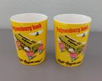 PEIJNENBURG KOEK  2 gele bekers retro look, Huis en Inrichting, Keuken | Servies, Ophalen of Verzenden, Zo goed als nieuw, Overige stijlen