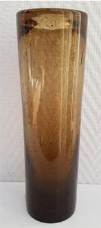 Vaas, zwaar, Verrerie de Bendor, mondgeblazen 23 cm, Antiek en Kunst, Antiek | Glas en Kristal, Ophalen of Verzenden