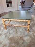 Salontafel rotan vintage, Huis en Inrichting, Tafels | Salontafels, Ophalen, 50 tot 100 cm, 50 tot 100 cm, Minder dan 50 cm