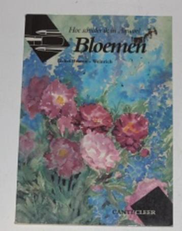 Hoe schilder ik in aquarel Bloemen 131505 beschikbaar voor biedingen