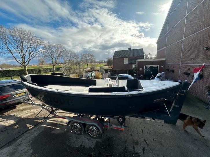 Stout 750, Watersport en Boten, Sloepen, Zo goed als nieuw, 6 meter of meer, Buitenboordmotor, Benzine, Polyester, Ophalen