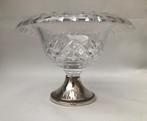 Kristal schaaltje op zilveren voet - 1947 -1952, Antiek en Kunst, Antiek | Goud en Zilver, Ophalen of Verzenden, Zilver