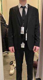 Driedelig pak maat 50, zwart, Kleding | Heren, Maat 48/50 (M), Zwart, Zo goed als nieuw, C&A